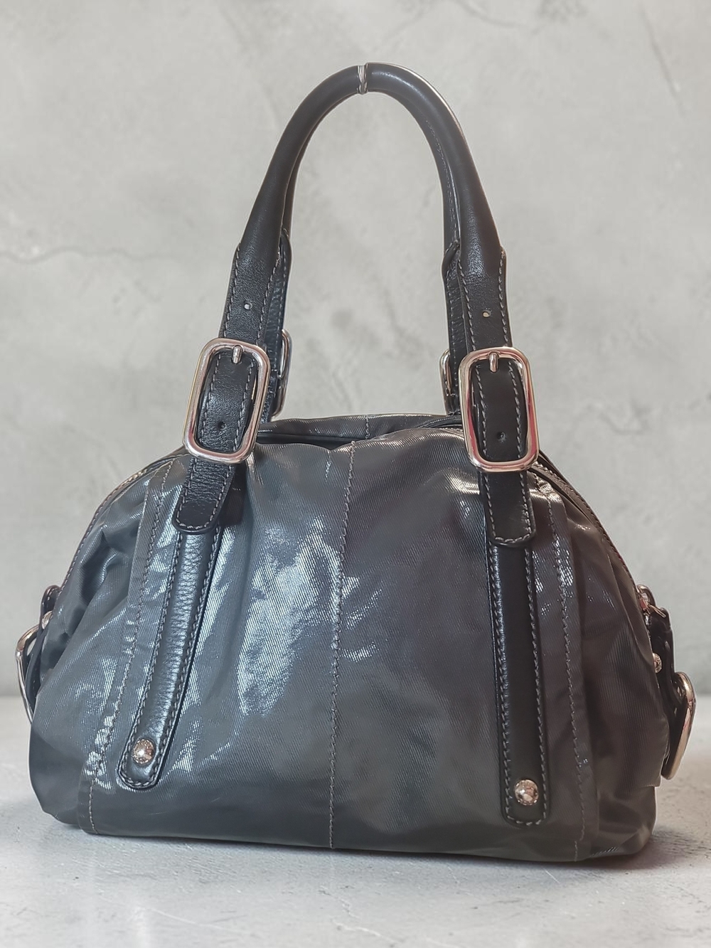 Tod's G-Line High Gloss CC Handbag Shoulder Bag In EUC Authentic - Picture 5 of 16